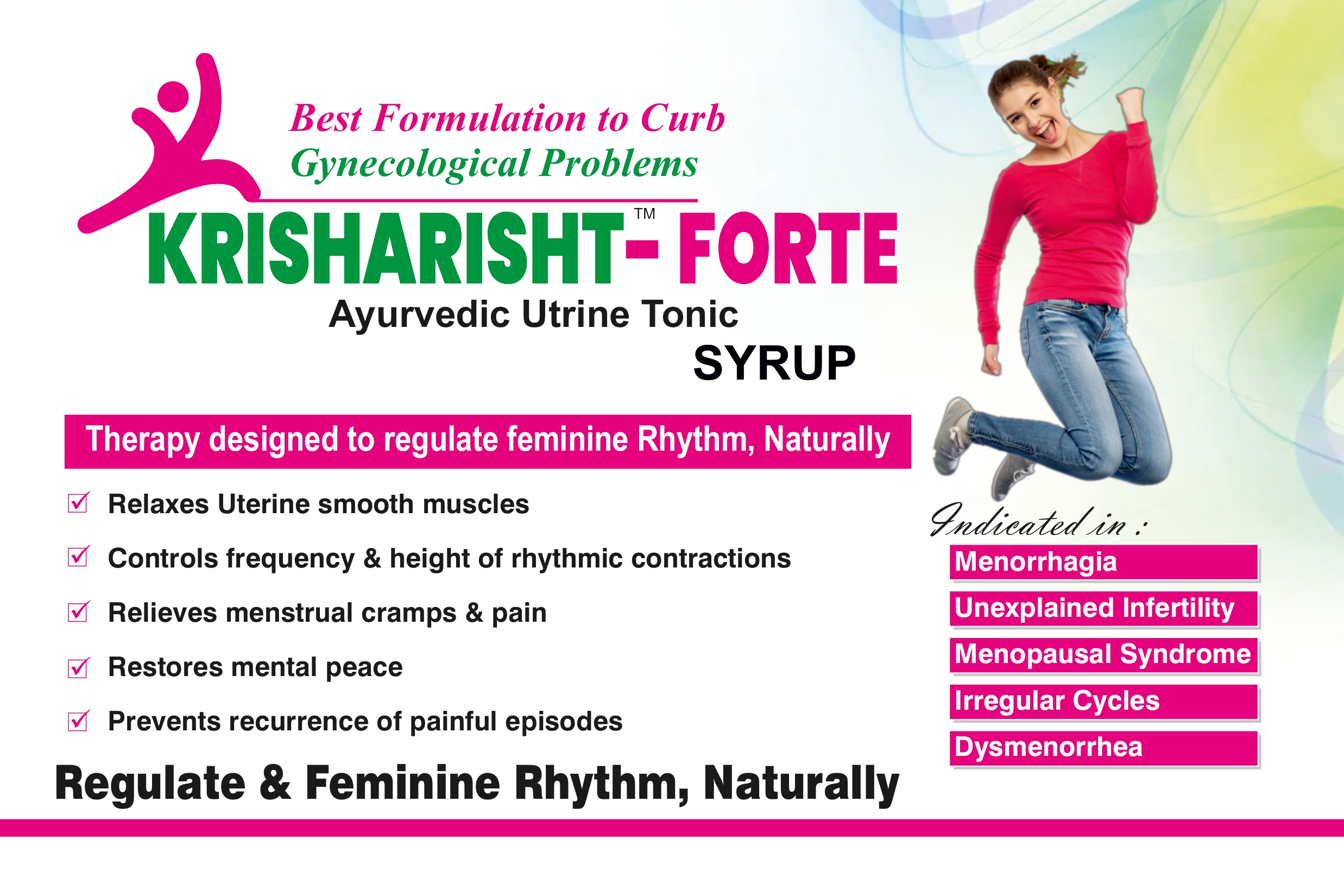 KRISHARISHT-FORTE – Ayurvedic Uterine Tonic Syrup